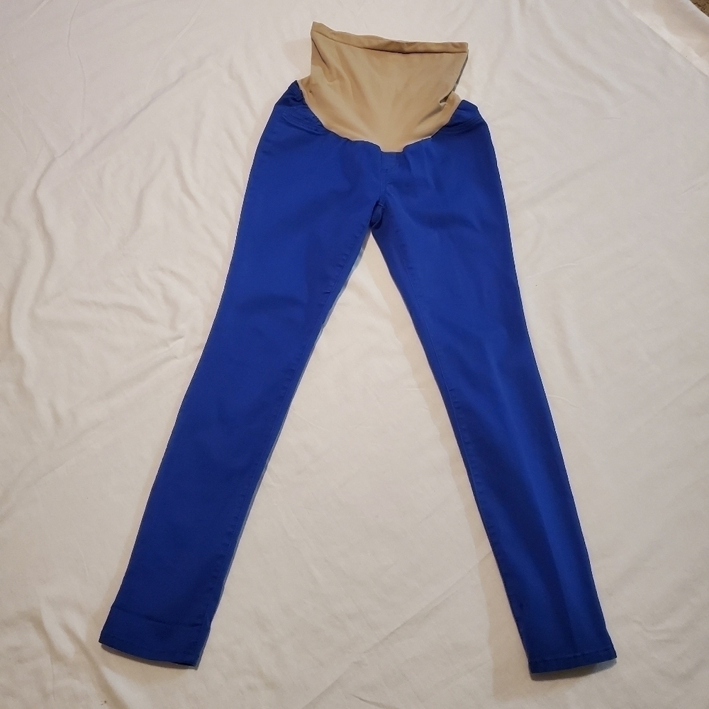 Motherhood Maternity royal blue secret fit belly